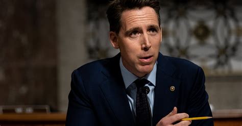 Josh Hawley Vilified For Exhorting Jan 6 Protesters Is Not Backing