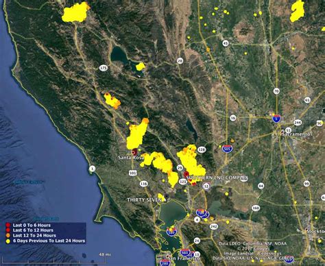 Satellite Photos Of California Wildfires Wildfire Today