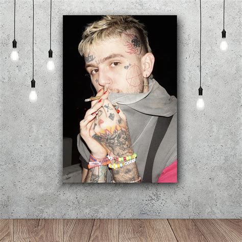 Lil Peep Art Silk Poster Home Decor 12x18 Inch In Painting
