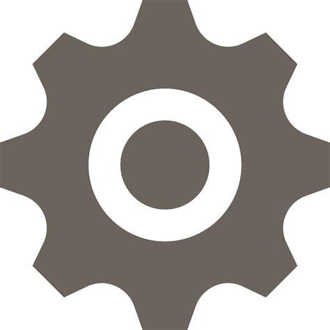 Gear Simple Png Transparent Background Free Download 2245 Freeiconspng