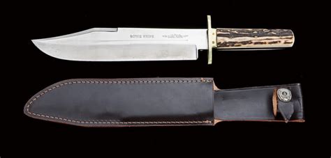 20th Century Bowie Knife By William Rodgers Sheffield England Marked