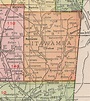 Itawamba County, Mississippi, 1911, Map, Rand McNally, Fulton ...