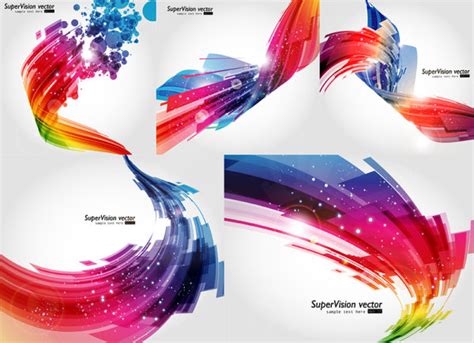 Abstract Visual Effects Background Vector Graphic Free Download
