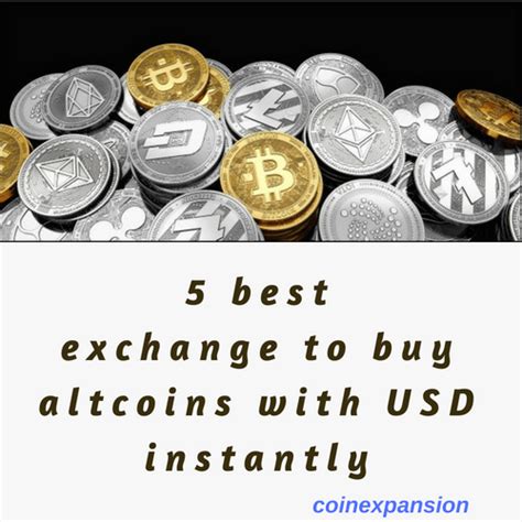 Thus, not only do you have to pick the right ico, but you also. 5 Best Altcoin Exchange To Buy Altcoins With USD Instantly ...