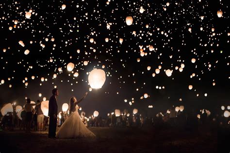 Photo Of The Day Wedding Lanterns Night Time Wedding Wedding Send Off
