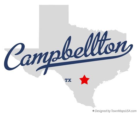 Map Of Campbellton Tx Texas