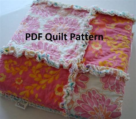Rag Quilt Pattern Pdf Rag Quilt Pattern Simple Reverse Rag Quilt