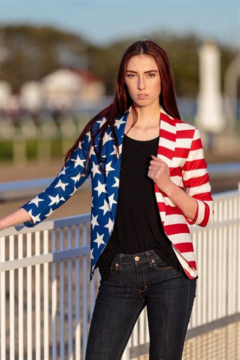pre order women s martha j american flag blazer delivery june 2017 american flag clothes