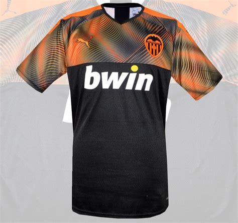 Valencia Away Football Shirt 2019 2020 Sponsored By Bwin