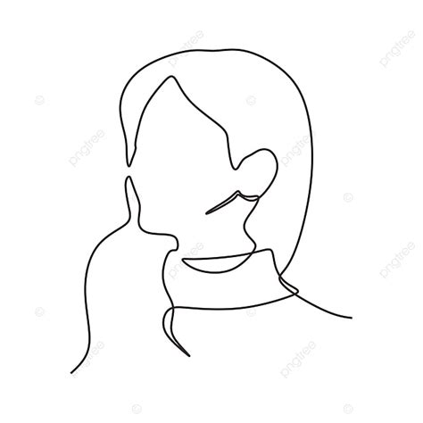 Buy minimal line art woman with flowers mini art print by nadja1. Continuous One Line Drawing Of Abstract Girl Face Beauty ...