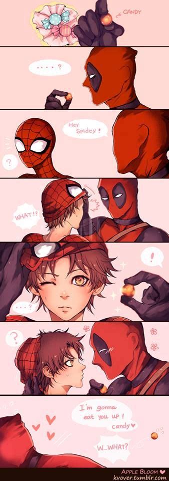 Spideypool They Made This As An Anime Spidey Is So Perfect As An Anime Character