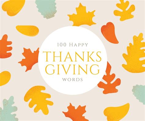 100 Happy Thanksgiving Vocabulary Words And Phrases Holidappy