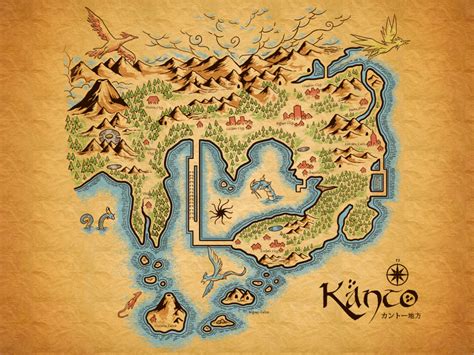Kanto Map On Behance