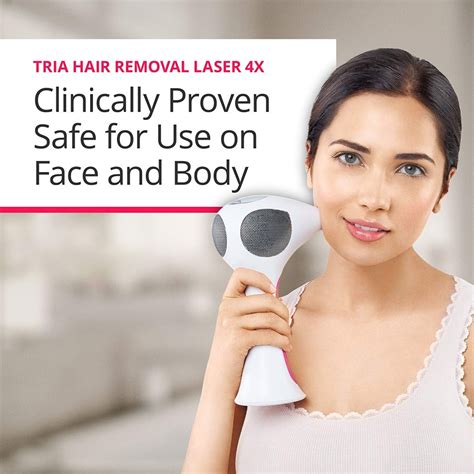 tria 4x at home laser hair removal device dermatologist recommended technology