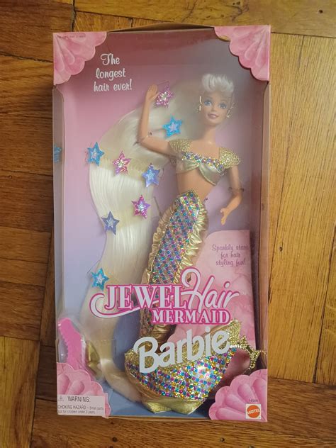 Barbie As Jewel Hair Mermaid Barbie Doll 1995 Nrfb Etsy Australia