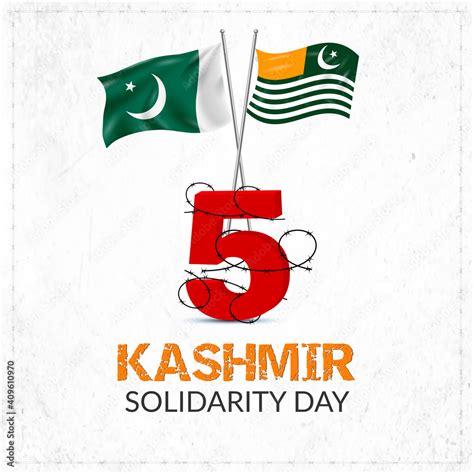 Kashmir Solidarity Day 5th February Stock Illustration Adobe Stock