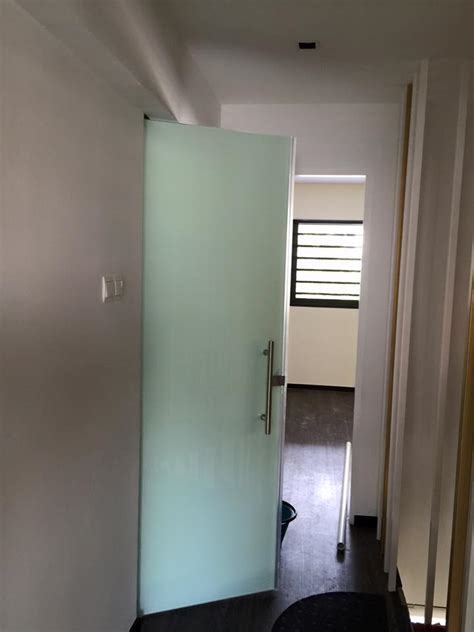 Can be used to enclose a porch or patio. Tempered Glass Panels & Doors, - DOCTOR DOORS DECOR PTE LTD