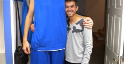 Russian Basketball Player Sergey Ilin 758 228 Cm