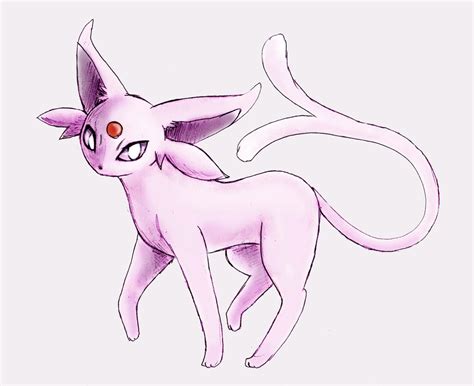 Espeon By Shiroiwolf On Deviantart