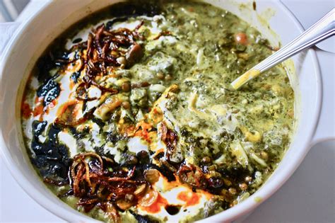 Ash Reshteh Persian Dense Soup With Legumes Herbs And Noodles
