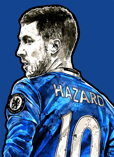 Eden Hazard Illustration R Chelseafc