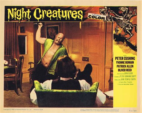 Night Creatures Aka Captain Clegg Lobby Card 1 Peter Cushing Hammer
