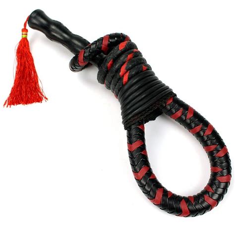 Bdsm Slave Long Pu Leather Rubber Whips Flogger In Adult Games For