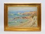 Frank French - Impressionist Oil Painting View of Laguna Beach ...