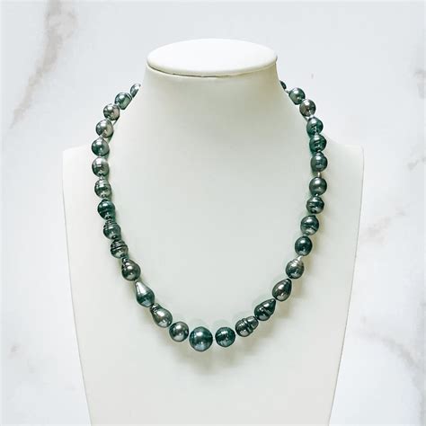Drop Tahitian Pearl Necklace Borneo Pearls