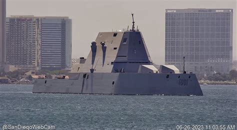 Warshipcam On Twitter Uss Michael Monsoor Ddg Zumwalt Class Guided Missile Destroyer