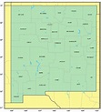 Counties Map of New Mexico - Mapsof.Net