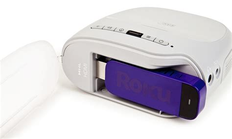 3m Portable Wireless Projector With Roku Streaming Stick