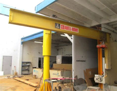 Ton Abell Howe Wall Mounted Jib Crane