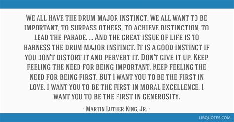The Drum Major Instinct Thoughts Of Martin Luther King