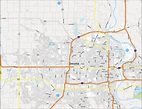 Omaha (Nebraska) Road and Highway Map - Free