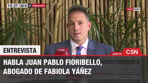 Habla Juan Pablo Fioribello Abogado De Fabiola YÁÑez Youtube