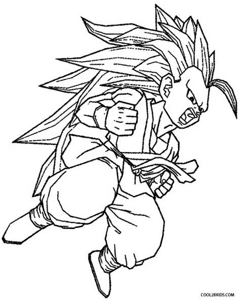 Printable Goku Coloring Pages For Kids Cool2bkids