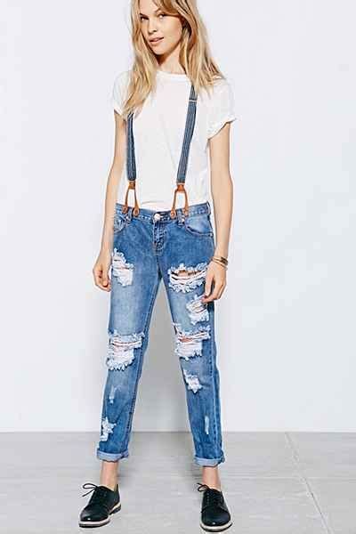 One Teaspoon Ford Awesome Baggy Suspender Jean Suspender Jeans