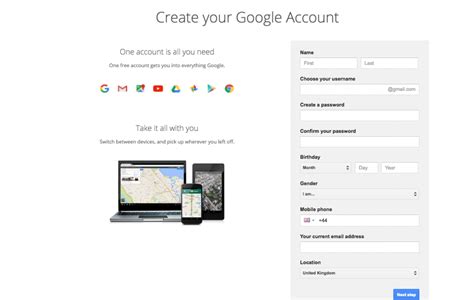 Complete Steps On How To Create Gmail Account