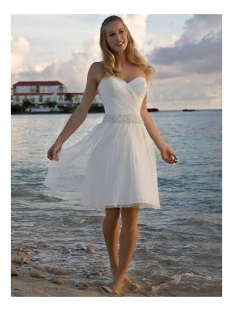 Shop for short wedding dresses at nordstrom.com. Short Beach Strapless Satin Tulle Beaded Princess Designer ...