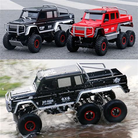 Rc Car 110 6wd 24ghz Remote Control Off Road Truck Double Motor