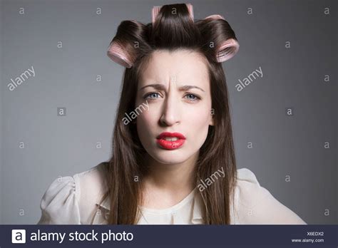 Scowling Woman Studio Stock Photos And Scowling Woman Studio Stock Images