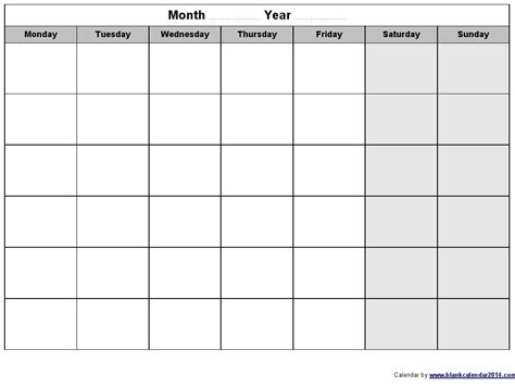Free Printable Calendar Monday To Sunday Month Calendar Printable
