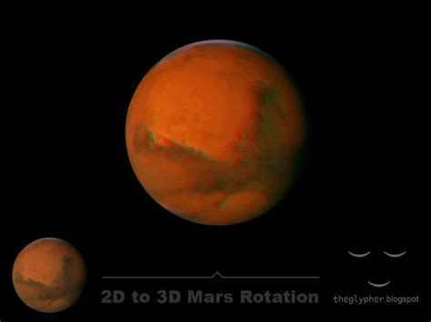 Mars 3d Marte In 3d Anaglyph Rotation Stereoscopic Youtube
