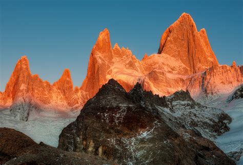 Fitz Roy Andes Mountains Patagonia Argentina Photo On Sunsurfer