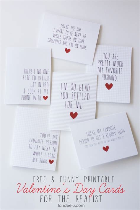 Printable Funny Valentines Day Cards