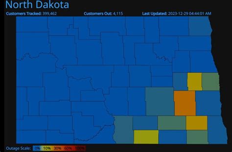 thousands still need power restored in south east north dakota after holiday ice storm am 1100