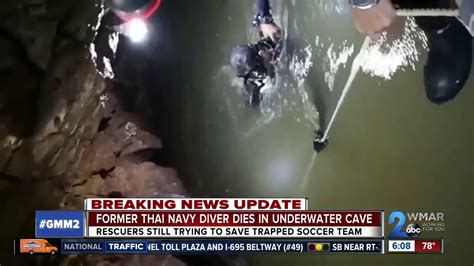 Thai Cave Rescue Former Navy Diver Dies While Exiting Flooded Tunnels