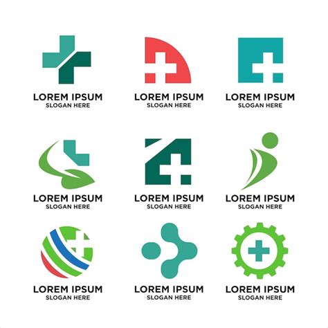 Premium Vector Medical Health Care Logo Design Template Collection