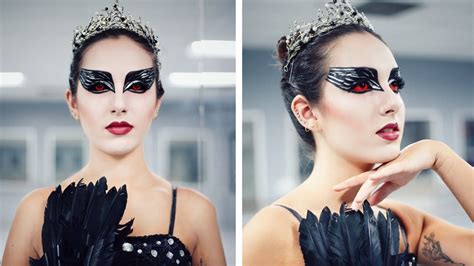 Black Swan Halloween Makeup Tutorial Youtube